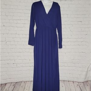 Women's Chiffon V Neck Wrap Dress Small